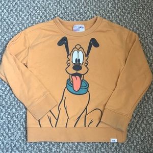 Gap x Disney Pluto sweatshirt 5t 4t Mickey Mouse